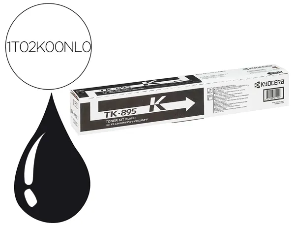 Toner laser original kyocera tk-895k noir — Non classé