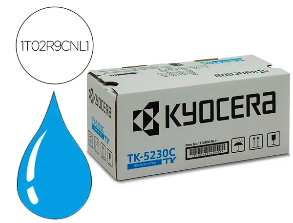 Toner laser original kyocera tk-5220c 1200 p cyan — Non classé