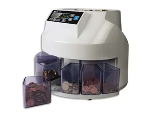 Compteuse et trieuse pieces safescan s1250 vitesse comptag300 pieces/min 8 bacs de      recuperations ecran digital — Non…