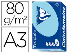 Clairefontaine Papier universel Trophée, A3, bleu vif — Papier copieur et imprimante