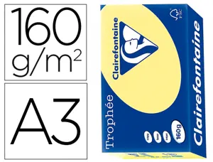 Clairefontaine Papier universel Trophée, A3, jonquille — Papier copieur et imprimante