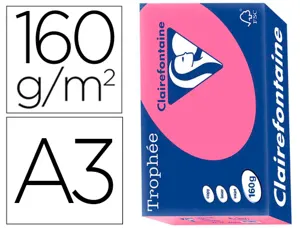 Clairefontaine Papier universel Trophée, A3, rose fuchsia — Papier copieur et imprimante