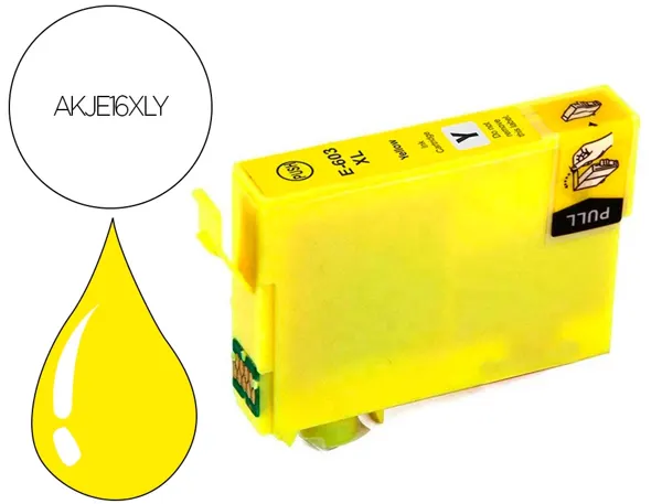 Cartouche d'encre compatible epson t1634ye jaune — Non classé