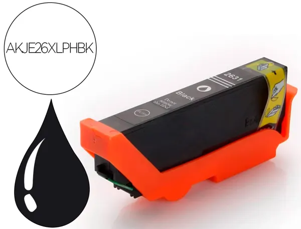 Cartouche d'encre compatible epson t2631bk noir — Non classé
