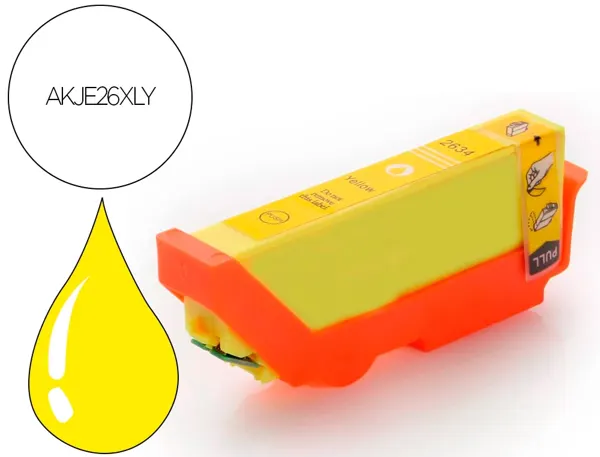 Cartouche d'encre compatible epson t2634ye jaune — Non classé