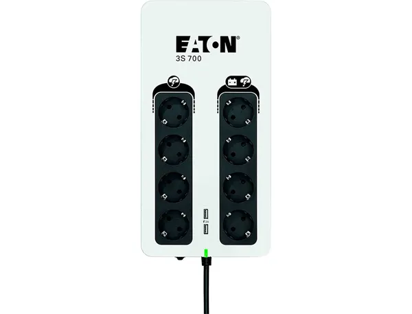 Onduleur eaton 3s 700va/420w 8 prise de sorties  4 prise   avec autonomie et parafoudre  4 prises avec parafoudre — Non…