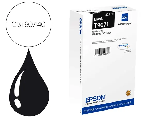 Cartouche d'encre original epson t9071 noir — Non classé