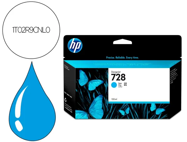 Cartouche d'encre original hp 728 130 ml cyan — Non classé