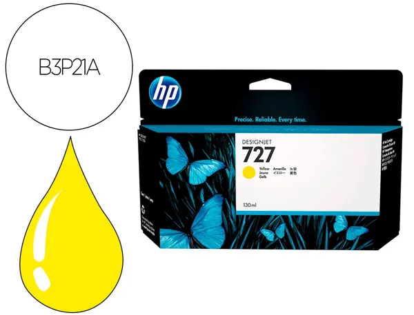 Cartouche d'encre original hp 727 130 ml jaune — Non classé
