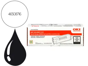 Toner laser original oki 46508716 1500 p noir — Non classé