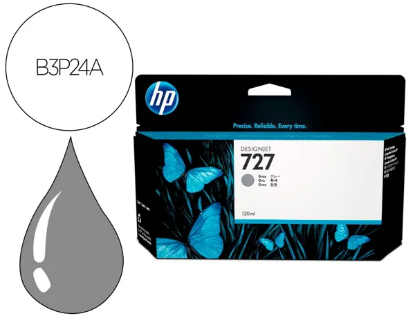 Cartouche d'encre original hp 727 130 ml gris — Non classé