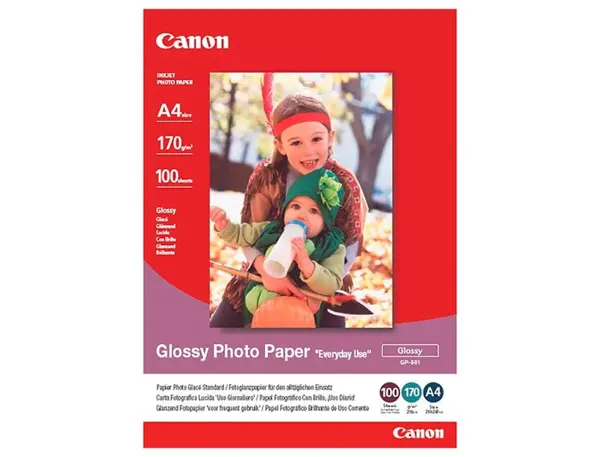 Papier photo canon  a4 brillant 200gr/m2 paquet 100  feuilles — Non classé