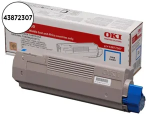 Toner laser original oki c650 2000 p cyan — Non classé