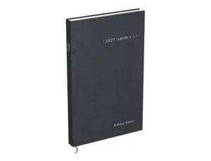 Agenda lecas carre euros cents/'edition limitee/' 1 jour/page 14x22 cm 384p gris anthracite — Non classé