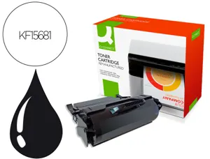Toner laser compatible q-connect lexmark t650h21e 25000 p noir — Non classé