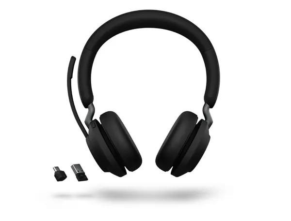 Casque San Fil Jabra Evolve 2 65 Duo Ms + Link 380a Micro Casque Bluetooth — Informatique & bureautique