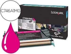 Toner laser original lexmark 7000 p magenta — Non classé