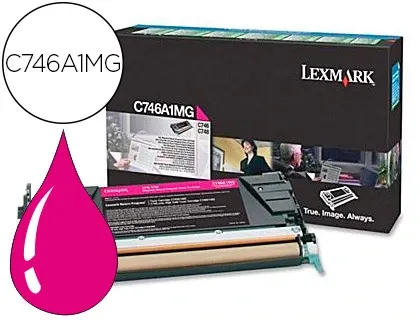 Toner laser original lexmark 7000 p magenta — Non classé