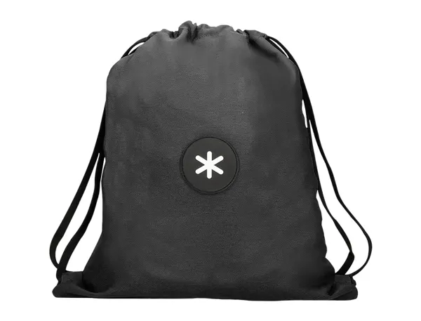Sac dos antartik en toile fermeture cordon poche        interieur 350x400 mm coloris  noir — Non classé