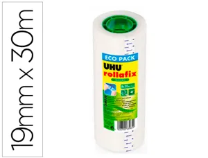 Ruban adhesif uhu rollafix invisible lot de 8 rouleaux   30m x 19mm — Non classé