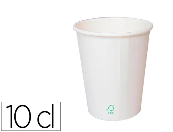 Gobelet en carton coldis biodegradable compostable de  contenance 10cl paquet de 50 — Non classé
