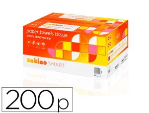 Essuie-mains coldis ouate blanche ecolabel 2 plis       24x23cm 20 paquets de 200     feuilles — Non classé