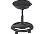 Tabouret Ergonomique Alba A Roulettes Hauteur Reglable Noir — Aménagement d'espace — vue 2