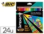 Crayons Couleur Bic Intensity Up Corps Triangulaire Pack De 24 — DESSIN SCOLAIRE ET PROFESSIONNEL — vue 2