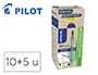 Pack Pilot Begreen B2p Ecoball 10 Stylos-Bille Pointe Moyenne + 10 Recharges Noir — Fournitures — vue 2