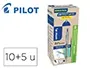 Pack Pilot Begreen B2p Ecoball 10 Stylos-Bille Pointe Moyenne + 10 Recharges Bleu — Fournitures — vue 2