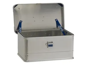 Caisse aluminium viso avec coins en polypropylene        superposable capacite 30l — Non classé