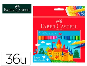Feutre scolaire faber castell chateau pochette de 36 — Non classé