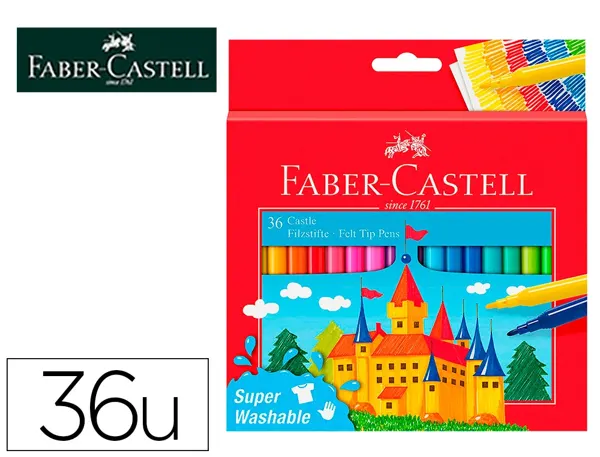Feutre scolaire faber castell chateau pochette de 36 — Non classé