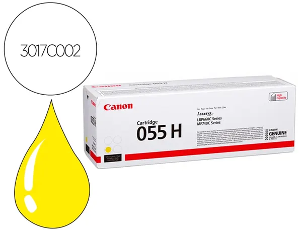 Toner laser original canon 055 2100 p jaune pack de 2 — Non classé