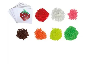 Pack aqua sodertex perles aqua'fruits + 10 mod les - 3  x 3 mm - 1500 pcs - 7 coloris assortis — Non classé