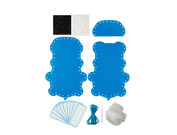 Mange soucis   coudre en feutrine croc'animals + 30     tiquettes   soucis - 17,8 x  12 cm - 3 pcs - 3 coloris — Non classé