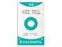 Boîte de 100 fiches bristol perforées carte forte 205 g blanc quadrillé 5x5 format 12,5 x 20 cm, EXACOMPTA —… — vue 2
