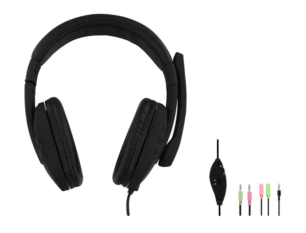Micro casque tnb multimedia hs-300 avec prise de 3,5mm et adaptateur note book — Non classé
