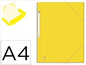 Oxford Chemise à élastique EUROFOLIO+, A4, jaune — Chemises & trieurs