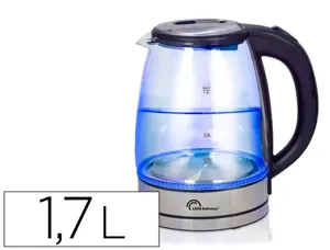 Bouilloire  lectrique verre 1,7l 2000w sans fil anti      calcaire — Non classé