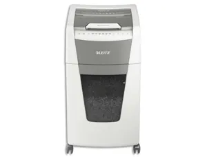 Destructeur de documents leitz iq auto+ office coupe   croisee 300f corbeille de 60l — Non classé