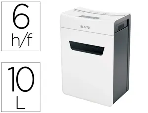 Destructeur de documents leitz iq protect 6 p5 coupe   micro 6f corbeille de 10l — Non classé