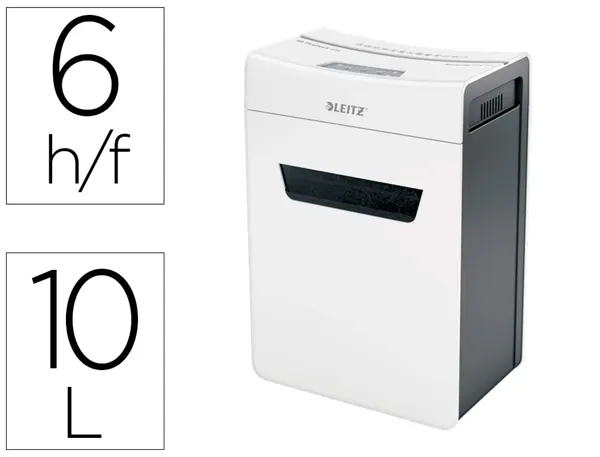 Destructeur de documents leitz iq protect 6 p5 coupe   micro 6f corbeille de 10l — Non classé