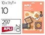 APLI Etiquette en papier kraft, 210 x 297 mm, kraft brun — Fournitures — vue 2