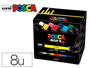 Marqueur Posca Mop'r Peinture Couvrante Set De 8 Coloris Assortis — Activités artistiques