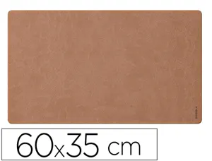 Sous-main rhodiarama souple simil cuir taupe velout       60x35 cm — Non classé