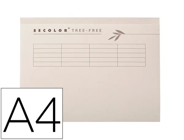 Chemise tarifold secolor tree free neutre a4 avec onglet    sachet de 10 — Non classé