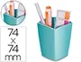 Pot Crayons Cep Riviera 2 Compartiments 32 Crayons 74x74x95 Mm Vert D'eau — Aménagement d'espace — vue 2