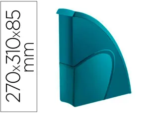 Porte-revues cep riviera polystyrene capacite 700f     270x310x85 mm coloris         esmeraude — Non classé