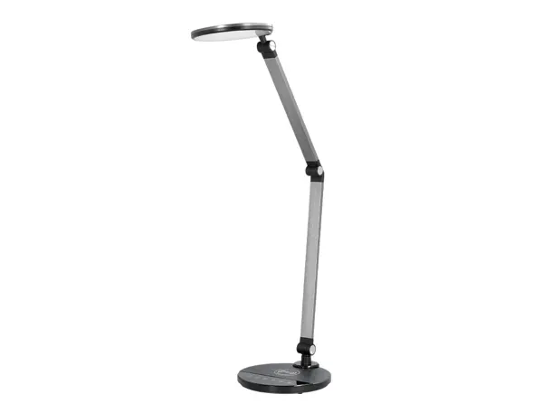 Lampe de bureau q-connect professionnelle aluminium     chargeur smartphone 9w 120    led cct 3000k-6300k 600lm — Non classé
